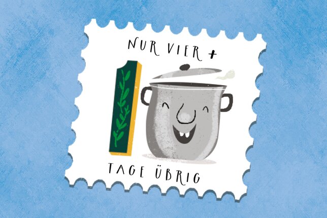 SONNENTOR Gewürzadventkalender - Türchen 10: Eine Illustration mit einem Topf! | © SONNENTOR